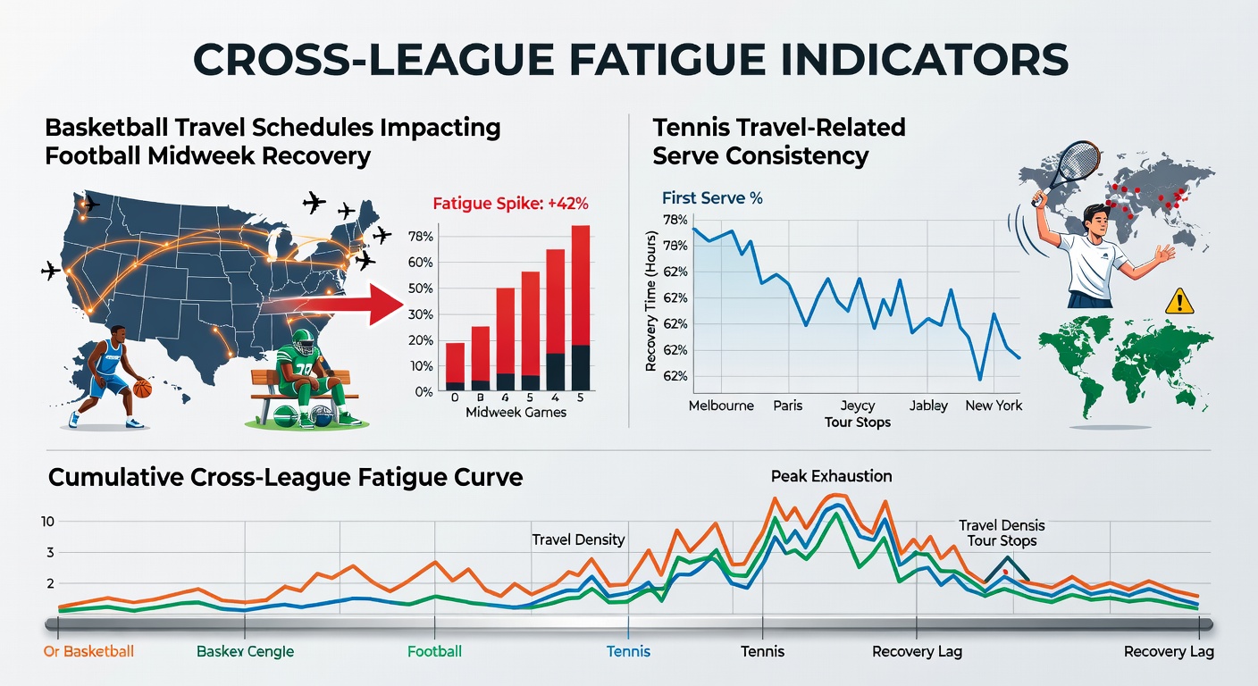 Athletes navigating packed travel schedules across basketball, football, and tennis leagues