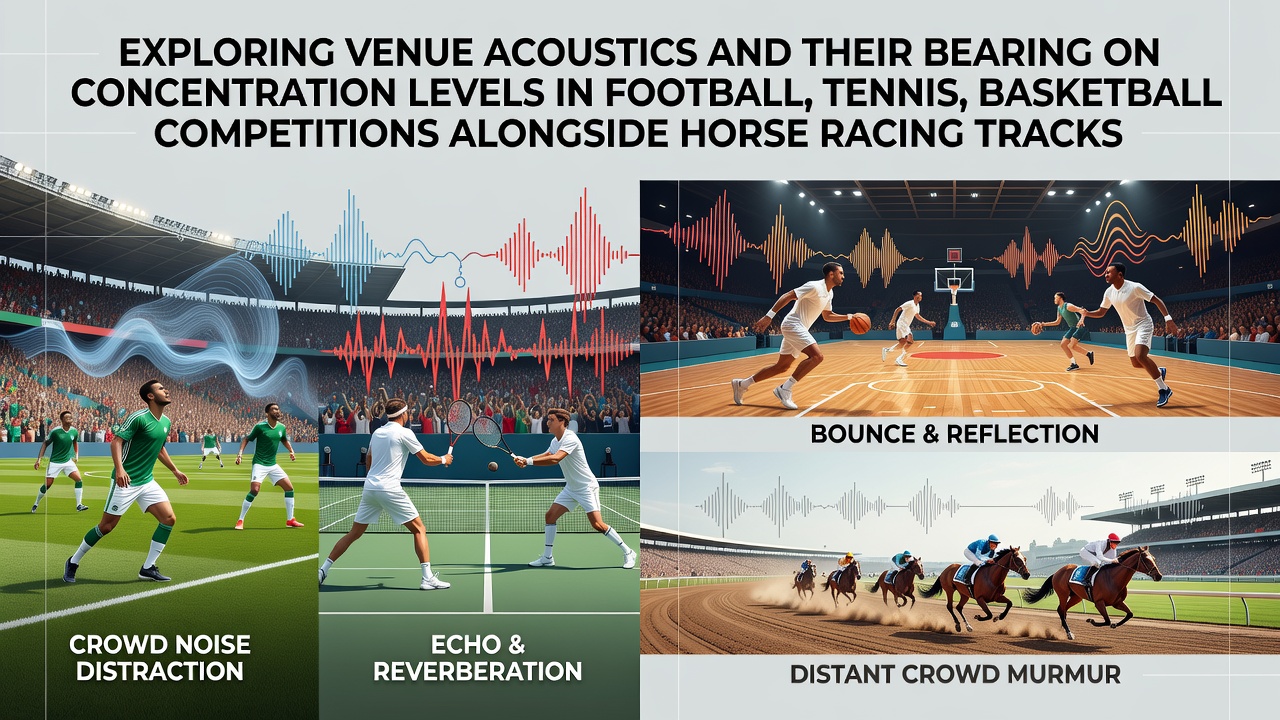 Stadium crowd noise and acoustic patterns in major sports venues