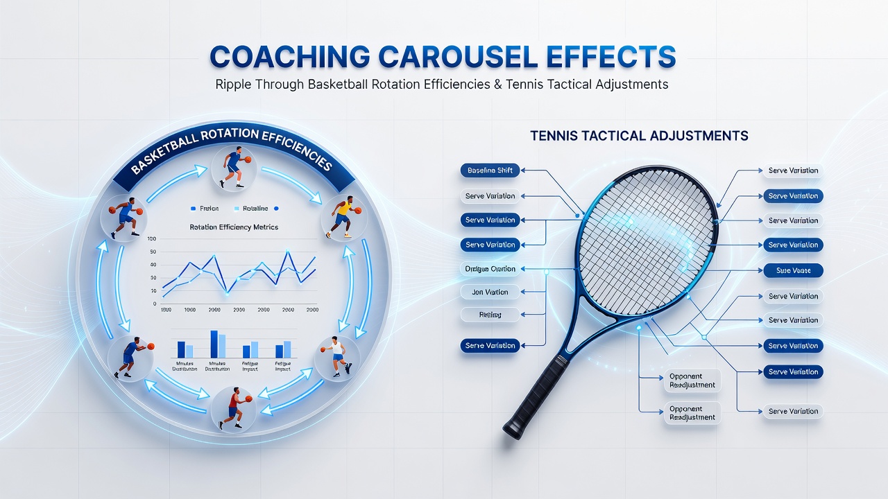 Tactical adjustments in tennis and formation changes in football after coaching hires
