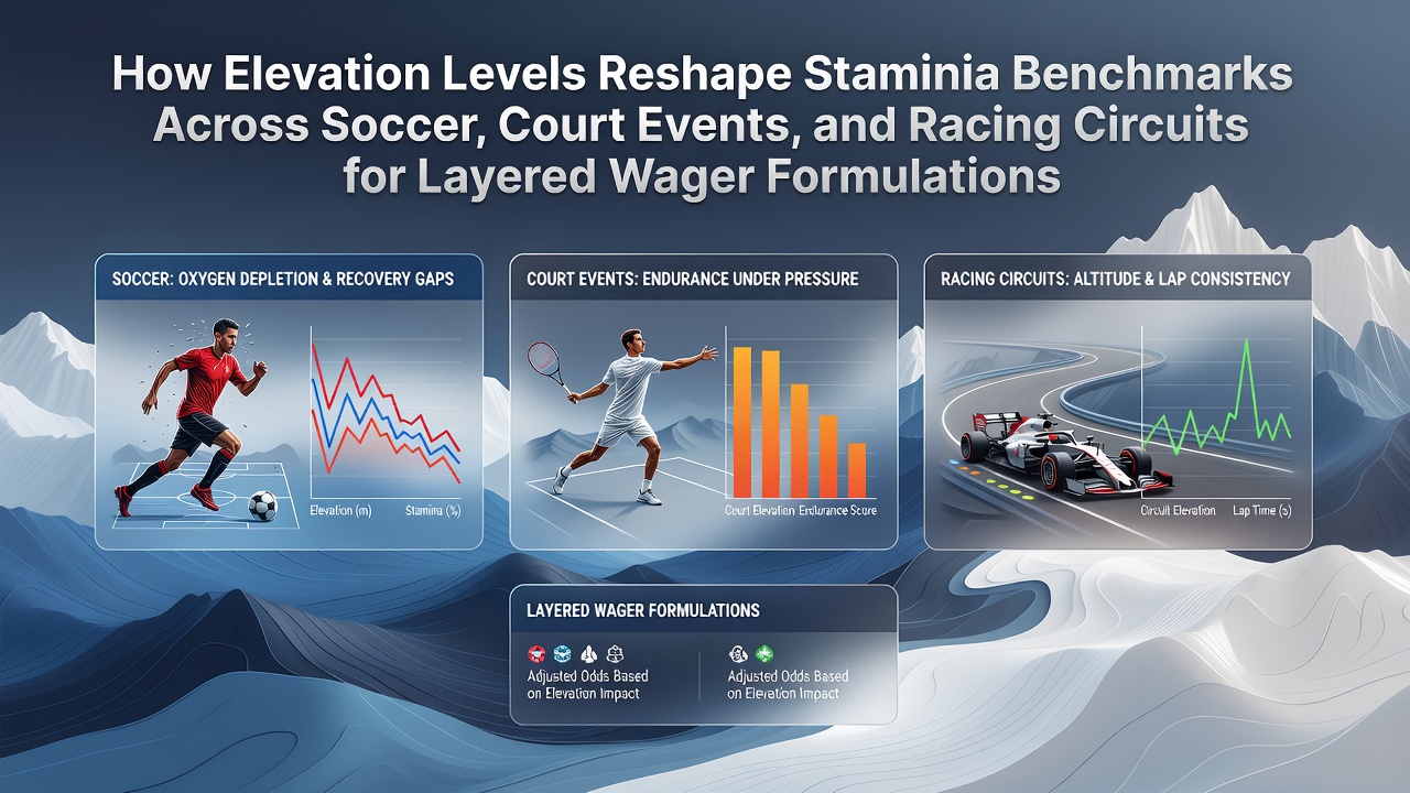 Athletes competing at high elevation showing stamina demands in soccer and court sports