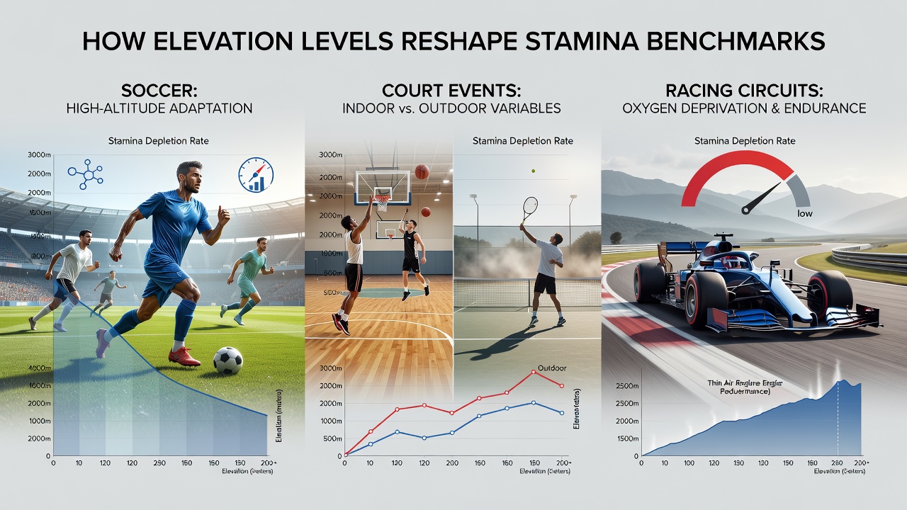 Horse racing at elevation with focus on stamina and pacing adjustments