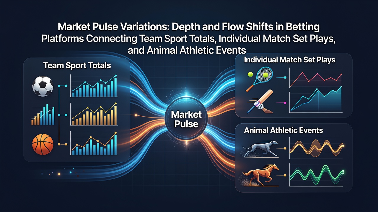 Betting platform interface showing market depth charts for football totals, tennis sets, and horse racing odds during a July 2026 session