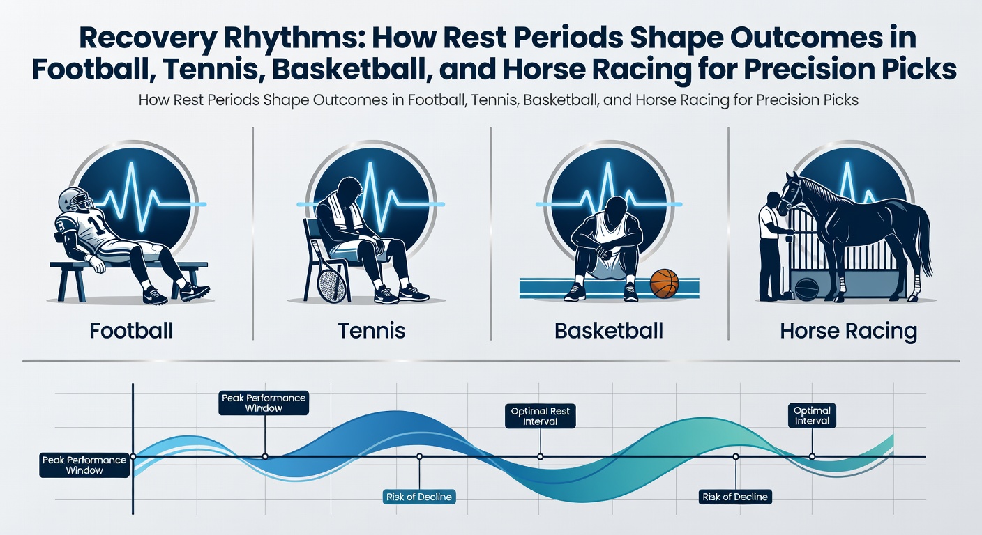 Athletes and horses resting between competitions across football, tennis, basketball and horse racing
